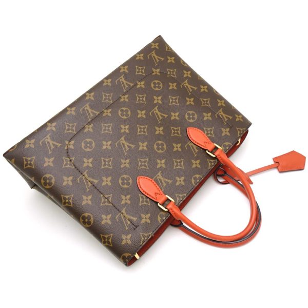 3 Louis Vuitton Flower Zipped Tote Monogram Coquelicot