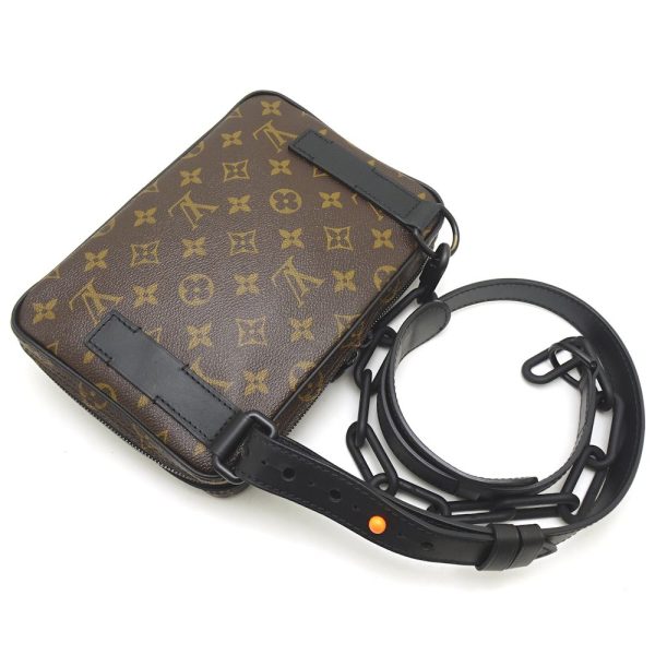 3 Louis Vuitton Monogram Front Bag Noir Diagonal Body Bag