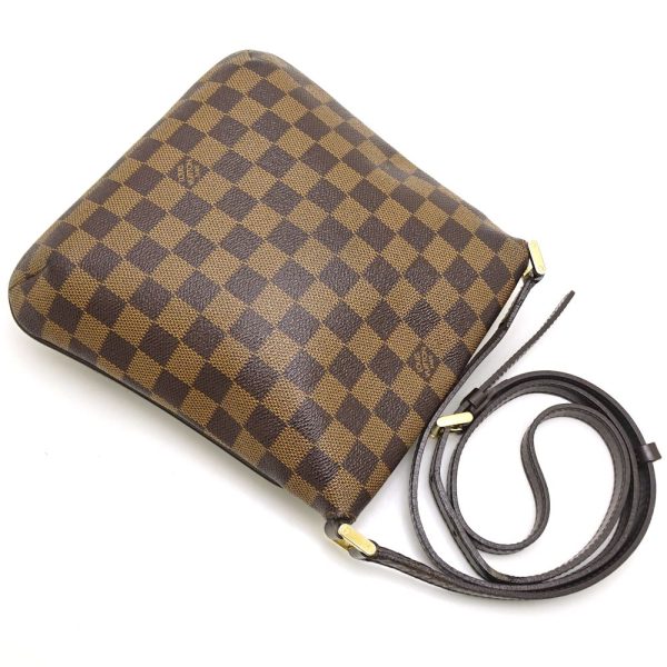 3 Louis Vuitton Damier Musette Salsa Ebene Shoulder Brown