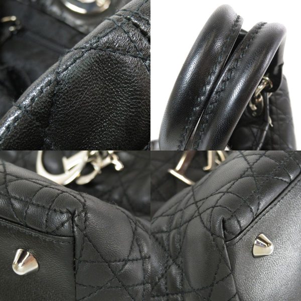 35518029 9 combine Christian Dior Handbag Calf Black