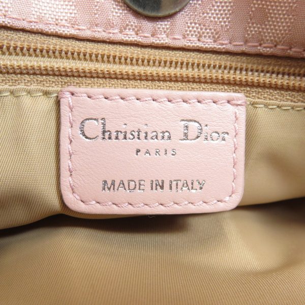 35718003 6 Christian Dior Trotter Shoulder Bag Canvas Leather Pink