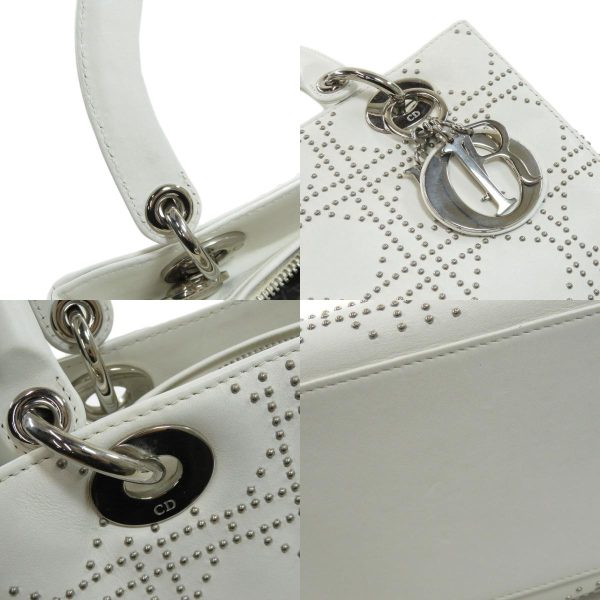 36114242 10 combine Christian Dior Handbag Leather White