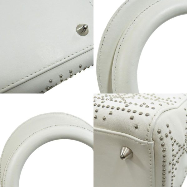 36114242 18 combine Christian Dior Handbag Leather White