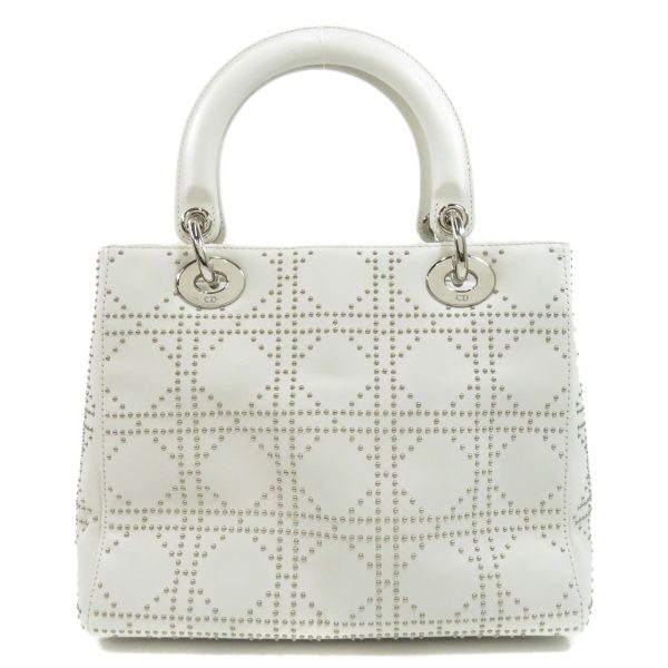 36114242 2 Christian Dior Handbag Leather White