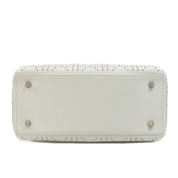36114242 4 Christian Dior Handbag Leather White