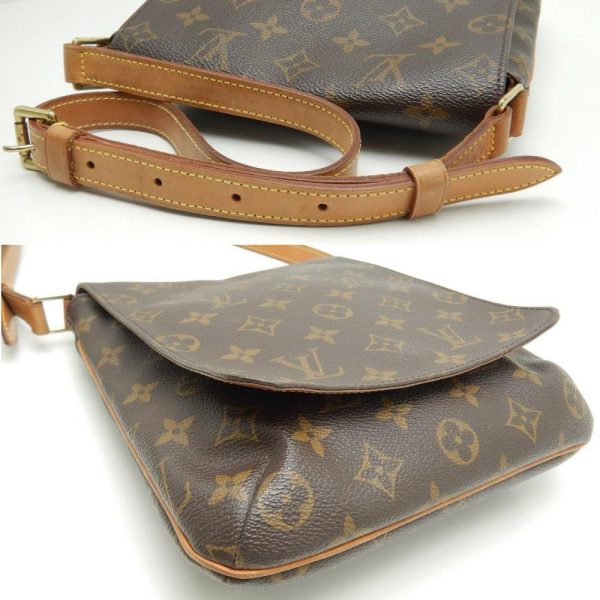 4 Louis Vuitton Monogram Musette Salsa Shoulder Bag Brown