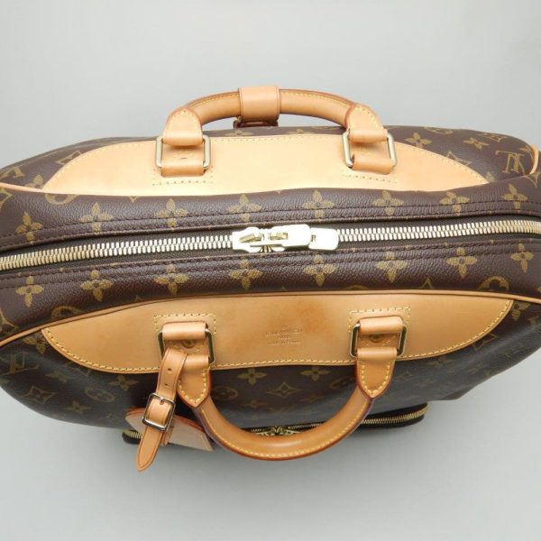 4 Louis Vuitton Monogram Evasion Brown Boston Bag Travel Bag