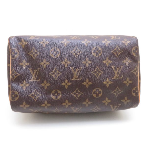 4 Louis Vuitton Monogram Speedy 25 Brown Boston Bag