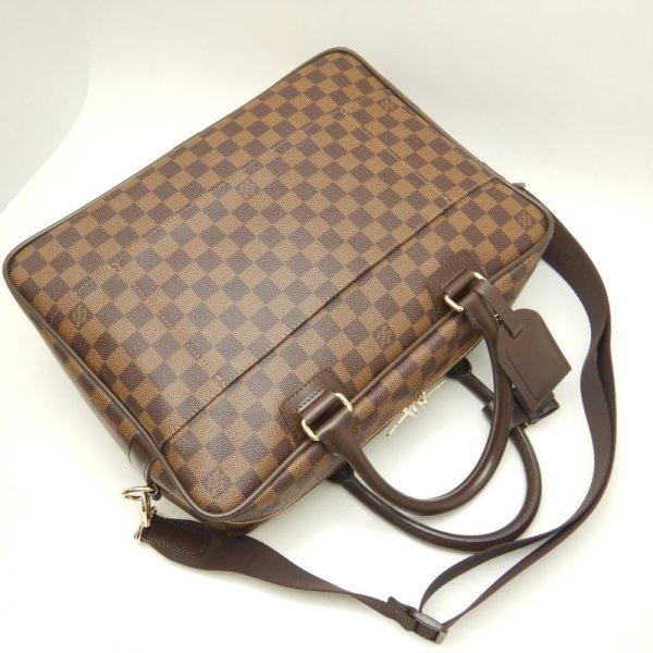 4 Louis Vuitton Damier Icar Ebene Business Bag 2WAY Brown