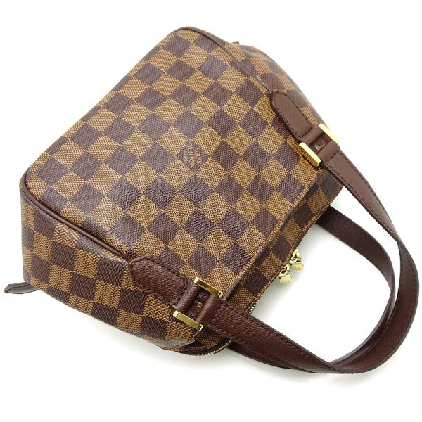 4 Louis Vuitton Damier Belem PM Ebene Handbag Brown