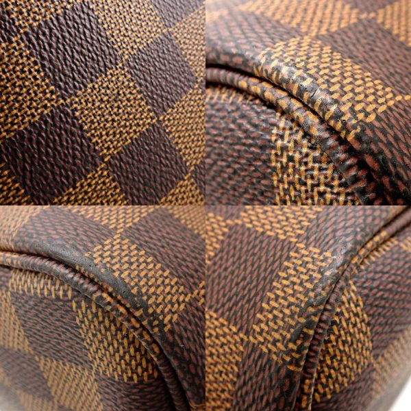 4 Louis Vuitton Damier Neverfull MM Tote Bag Ebene