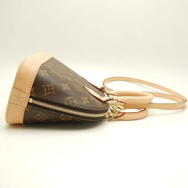 4 Louis Vuitton Monogram Alma BB Handbag Brown