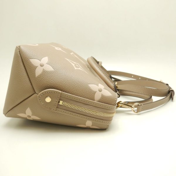 4 Louis Vuitton Petit Palais PM Handbag Bicolor Tourtrell Creme