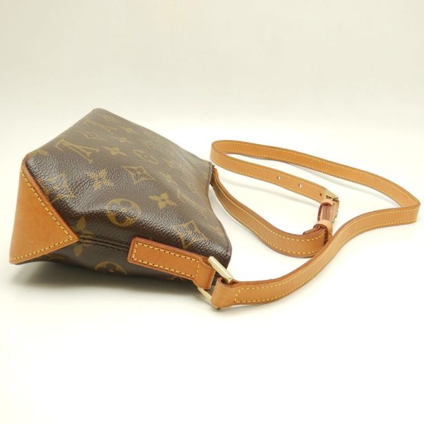 4 Louis Vuitton Monogram Trotter Shoulder Bag Brown