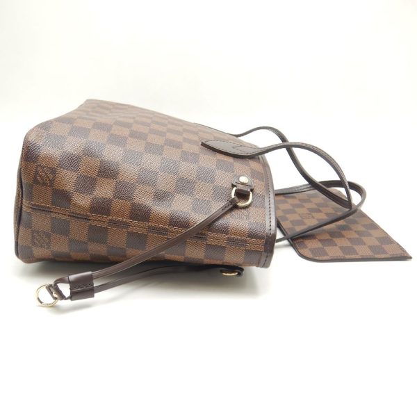 4 Louis Vuitton Damier Neverfull PM Tote Bag Brown