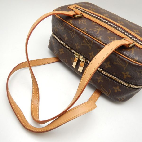 4 Louis Vuitton Monogram Cite MM Shoulder Bag Brown