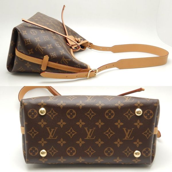 4 Louis Vuitton Monogram Carryall NM PM Shoulder Bag Brown