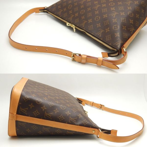 4 Louis Vuitton Monogram Shoulder Bag Brown