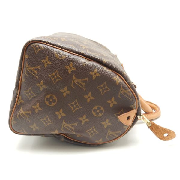 4 Louis Vuitton Monogram Speedy 30 Handbag Brown