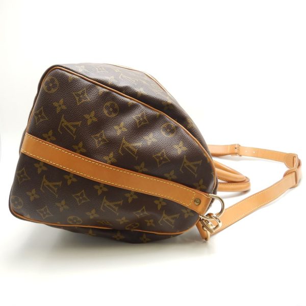 4 Louis Vuitton Monogram Keepall Bandouliere 45 Boston Bag Brown