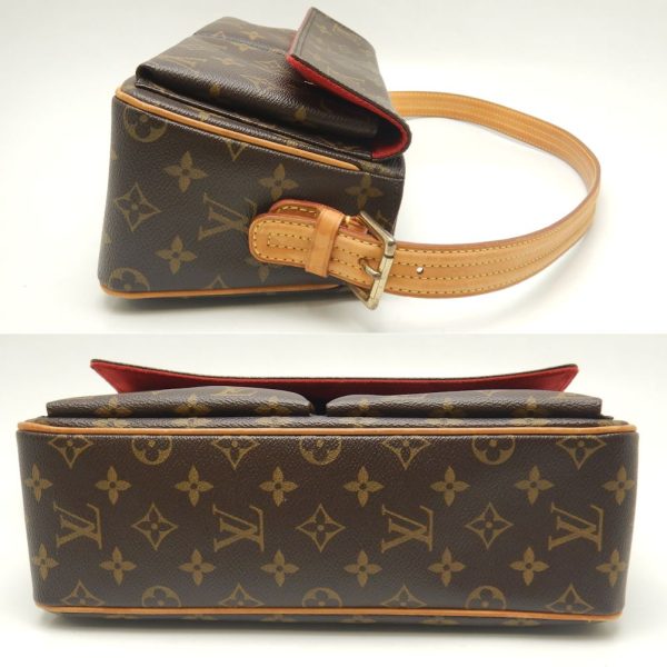 4 Louis Vuitton Monogram Viva Cite MM Shoulder Bag Brown