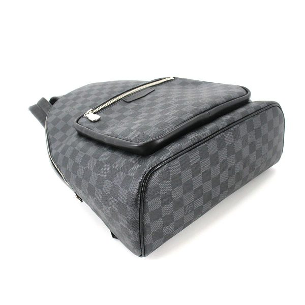 4 Louis Vuitton Damier Graphite Josh NV Backpack Rucksack Black