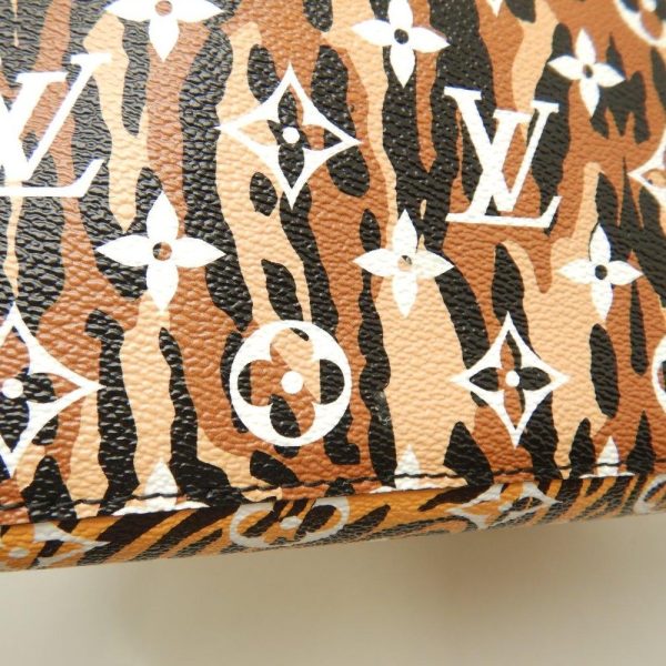 4 Louis Vuitton NeoNoe Monogram Jungle Shoulder Bag Orange