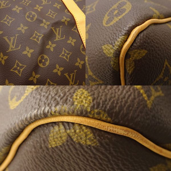 4 Louis Vuitton Monogram Keepall 50 Boston Bag Brown