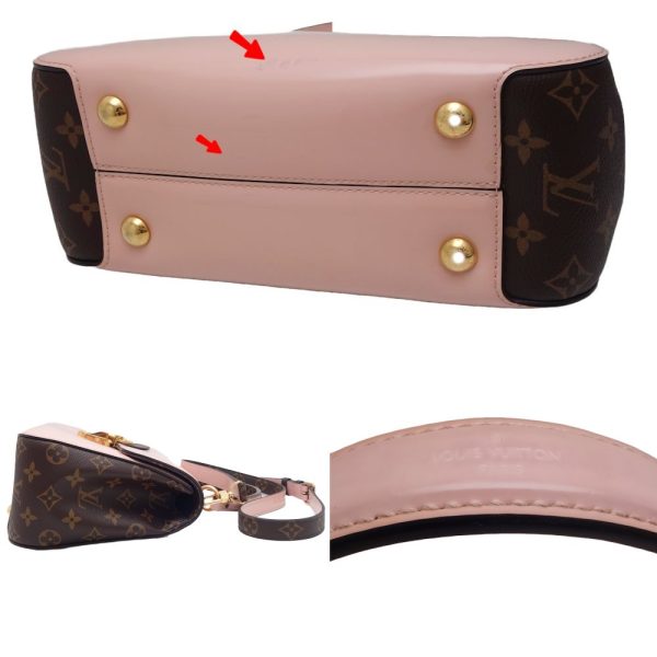 4 Louis Vuitton Cherrywood PM 2Way Bag Monogram Pink