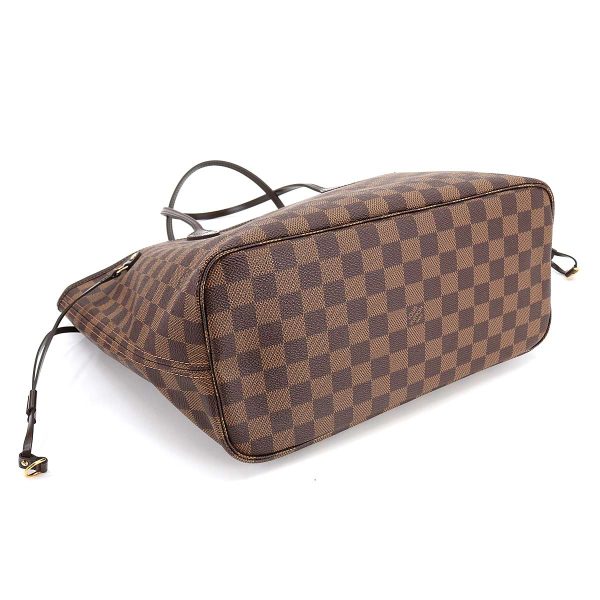 4 Louis Vuitton Damier Neverfull MM Tote Bag Ebene Rose Ballerine