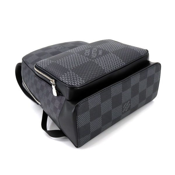 4 Louis Vuitton Damier Graphite 3D Campus Backpack Rucksack Black Gray