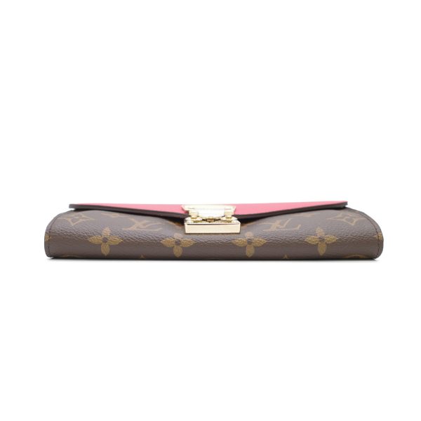 4 Louis Vuitton Portefeuille Palace Long Wallet Monogram Pink