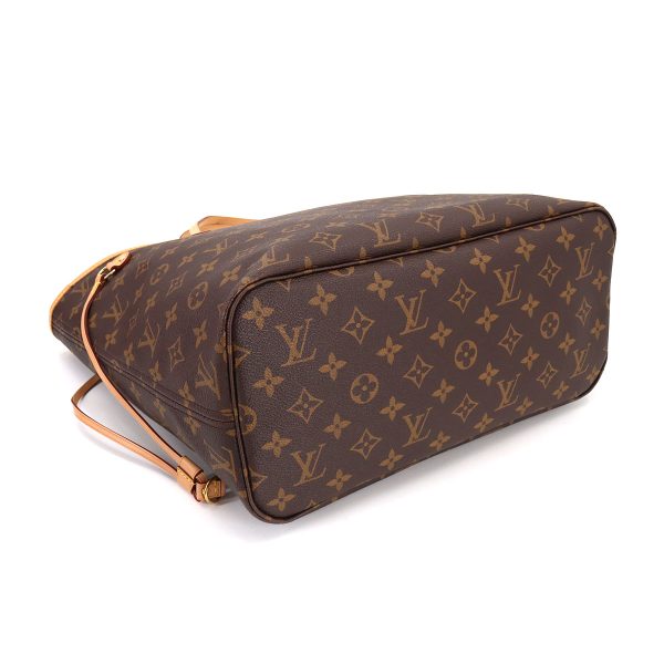 4 Louis Vuitton Monogram Neverfull MM Tote Bag Brown Pivowanne