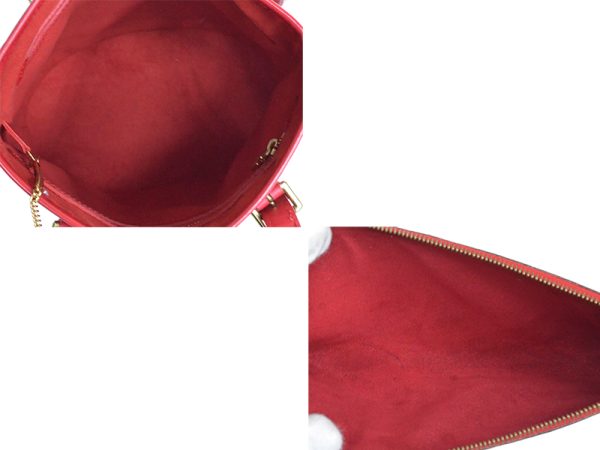 4 Louis Vuitton Petit Bucket Bag Messenger Bag Rouge