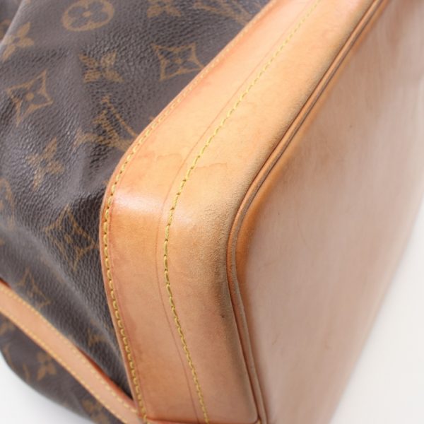 4 Louis Vuitton Monogram Shoulder Bag Leather Brown