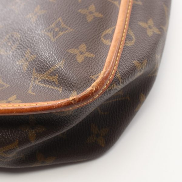 4 Louis Vuitton Gibesière MM Monogram Shoulder Bag Leather Brown