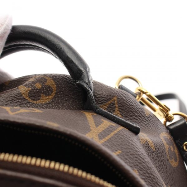 4 Louis Vuitton Backpack Mini Monogram Rucksack Brown Black