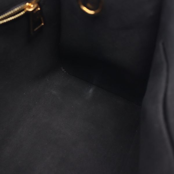 4 Louis Vuitton Onthego PM Monogram Emplant Noir Handbag Black
