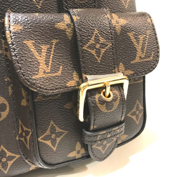 4 Louis Vuitton Monogram Manhattan Bag Shoulder Bag Brown