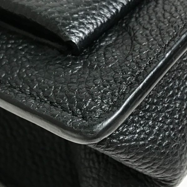 4 Louis Vuitton Monogram Emplant Portefeuille Chain Wallet Black