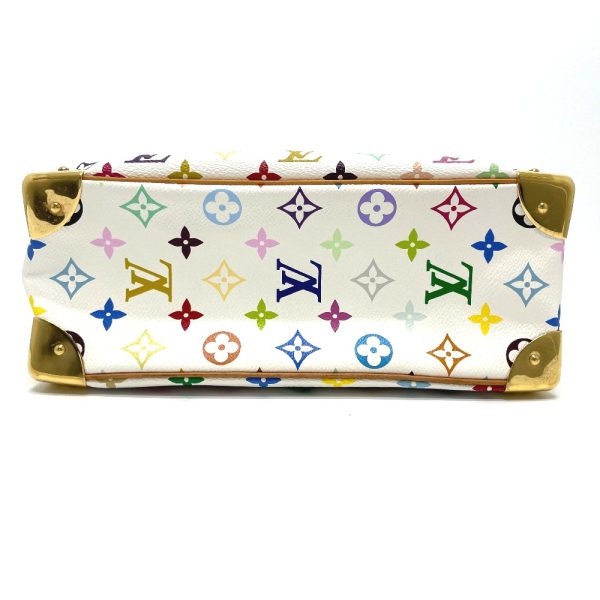 4 Louis Vuitton Trouville Mini Shoulder Bag Multicolor White