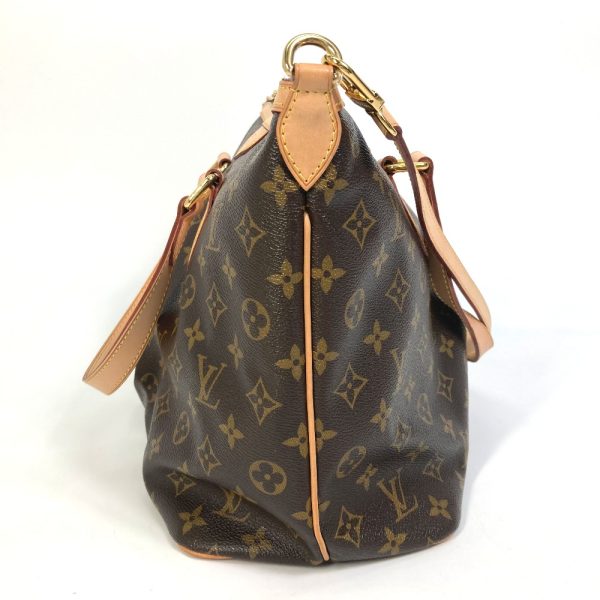 4 Louis Vuitton Monogram Palermo PM Shoulder Bag Tote Bag Brown