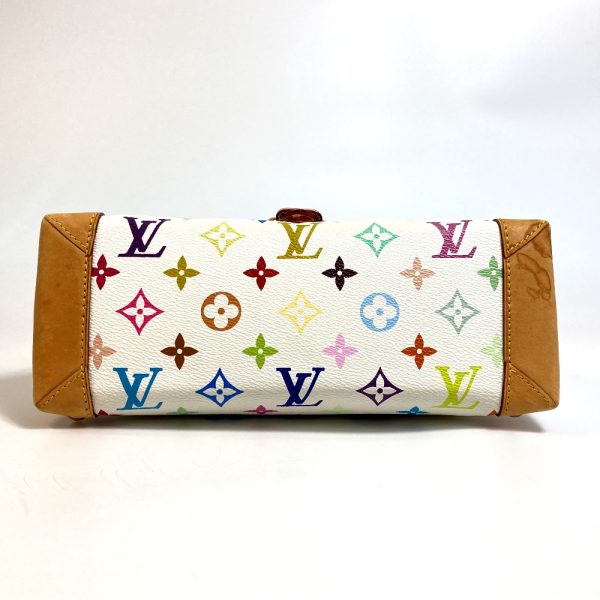 4 Louis Vuitton Monogram Multicolor Eliza Shoulder Bag White