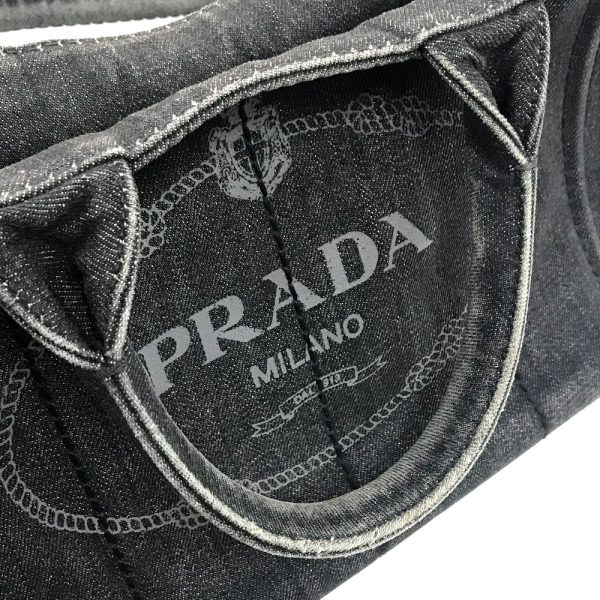 4 Prada Canapa Denim Bag Handbag Tote Bag