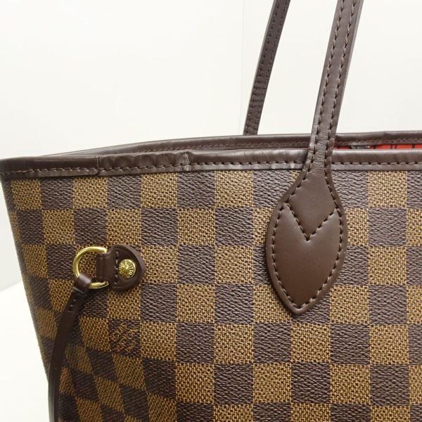 4 Louis Vuitton Damier Neverfull MM Ebene Tote Bag