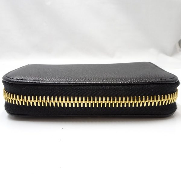 4 Prada Card Case Saffiano Black