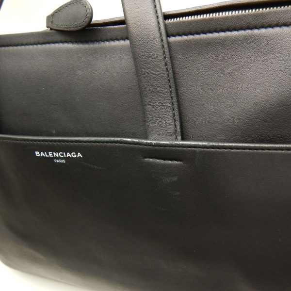 4 Balenciaga Portfolio Sack Lambskin Black 2way Bag