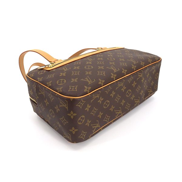 4 Louis Vuitton Monogram Cite GM Shoulder Bag Brown