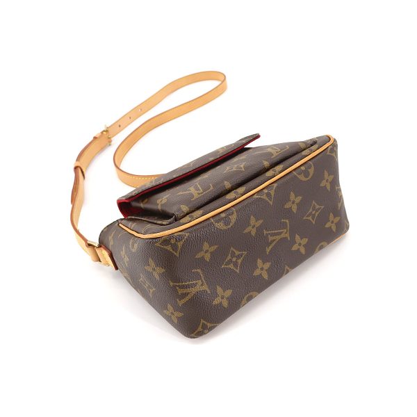 4 Louis Vuitton Monogram Viva Cite PM Shoulder Bag Brown Gold Hardware