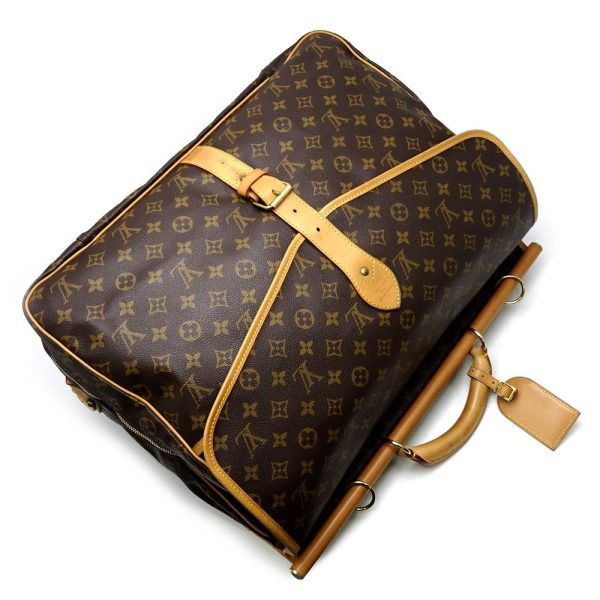 4 Louis Vuitton Monogram Saccious Brown 2WAY Bag Travel Bag